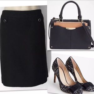 Ann Taylor Skirts - Ann Taylor Black Textured Straight Suit Skirt 12 Ann Taylor Skirts - Ann Taylor Black Textured Straight Suit Skirt 12